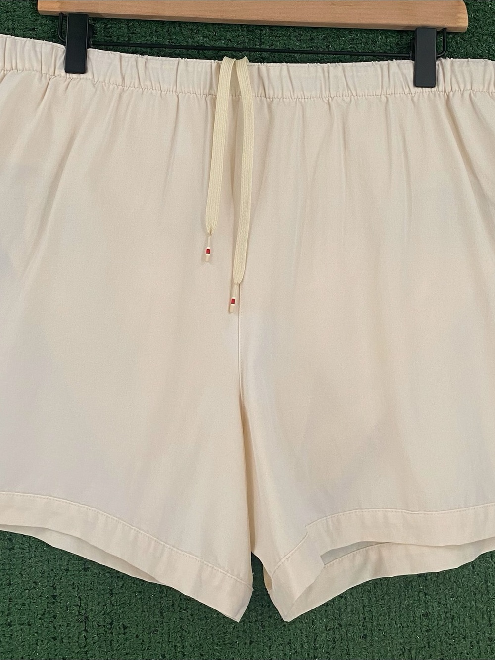 Rare Tracksmith Cream Wool Blend Lined Shorts Men’s Size XL